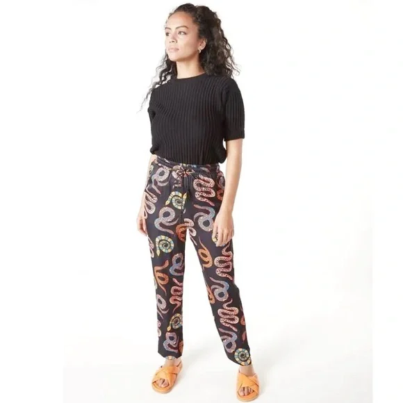 FARM Rio Multicolor Snake Print Pants - Picture 3 of 11